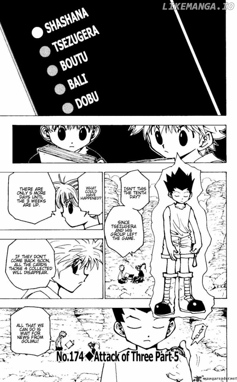 Hunter x Hunter, Chapter 174 image 01